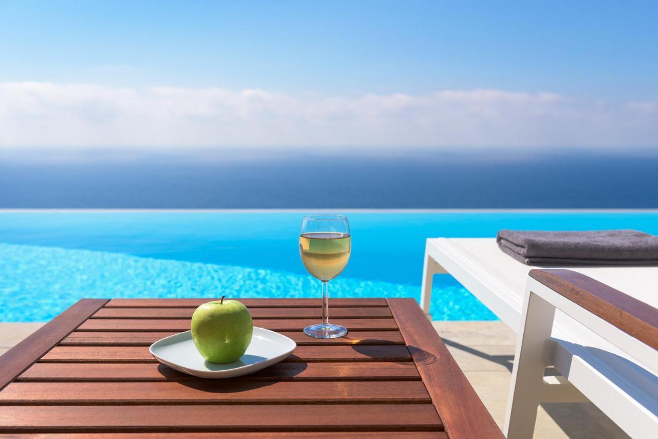 Kathisma Bay Villas - Luxury Villas- Villa Oceanos กาลามิตซี ภายนอก รูปภาพ